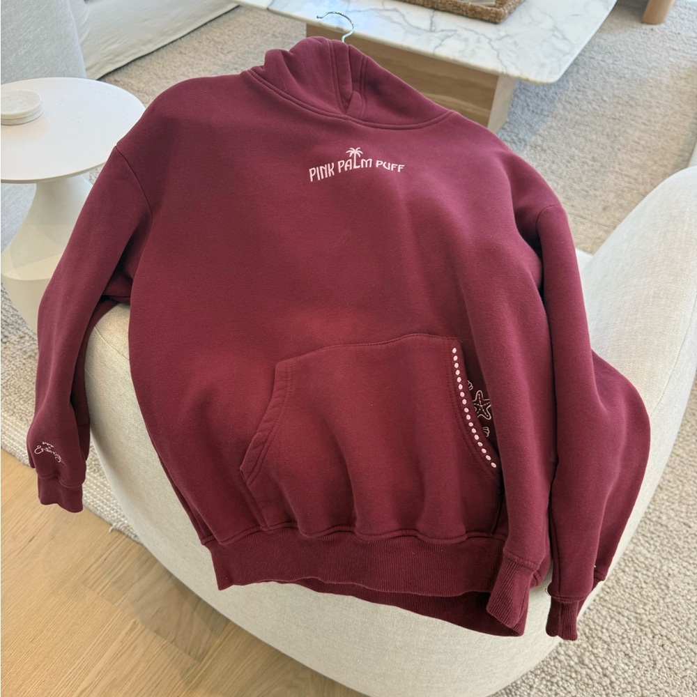 Pink Palm Women's Burgundy Ski Jacket